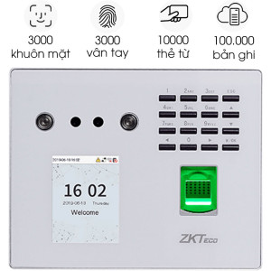 Máy Chấm Công Vân Tay - Nhận Diện Khuôn Mặt ZKTeco MB40-VL