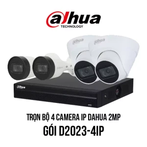 Trọn bộ 4 camera IP Dahua 2MP giá rẻ [D2023-4IP]