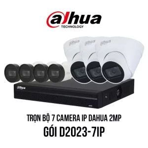 Trọn bộ 7 camera IP Dahua 2MP giá rẻ [D2023-7IP]