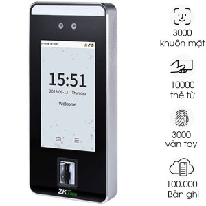 Máy chấm công và kiểm soát ra vào bằng khuôn mặt ZKTECO SmartAC1