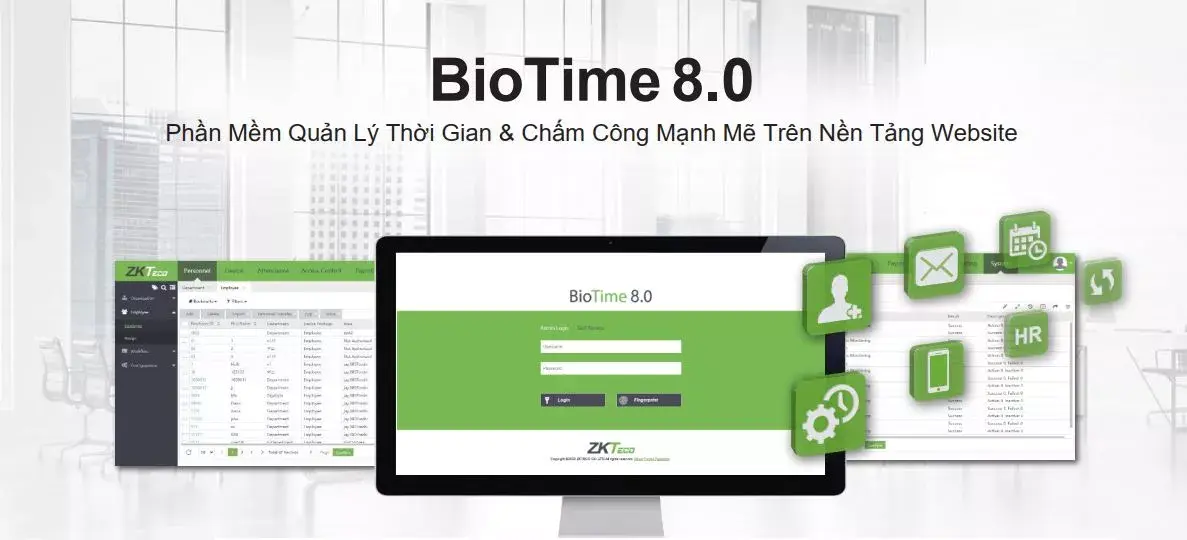 Hướng dẫn sử dụng phần mềm BioTime 8.0 Hướng dẫn sử dụng phần mềm BioTime 8.0