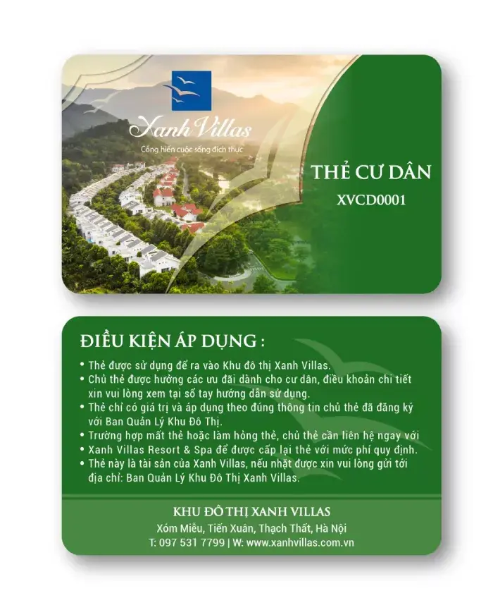 In thẻ chung cư