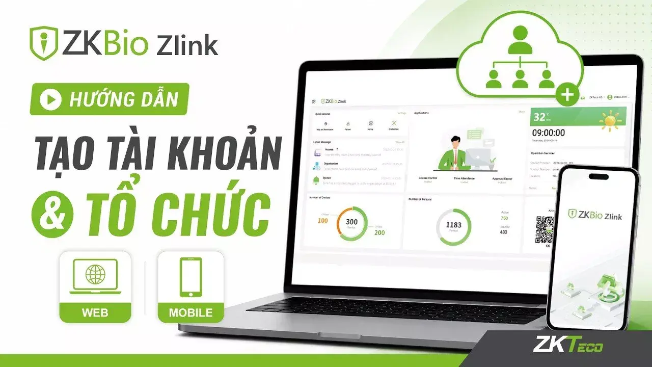 Hướng dẫn sử dụng CLOUD ZKBIOZLINK Hướng dẫn sử dụng CLOUD ZKBIOZLINK