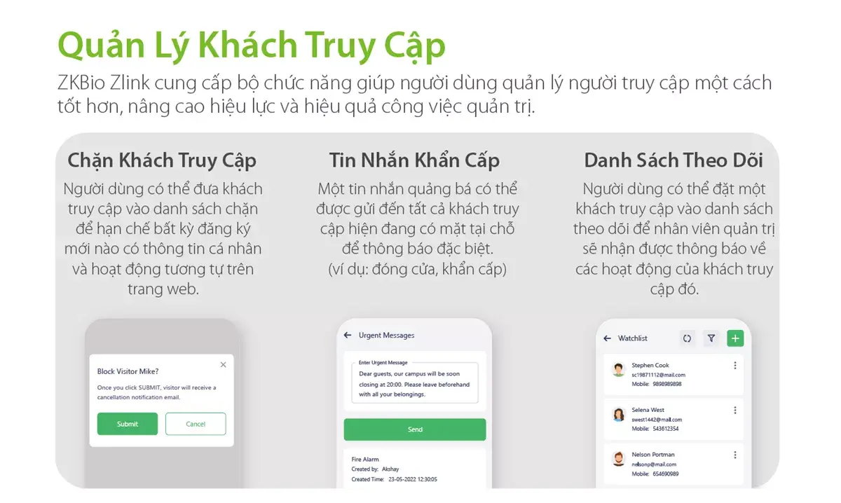 Giải Pháp Quản Lý Văn Phòng Thông Minh Zkbio Zlink