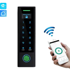 Đầu đọc kiểm soát truy cập bằng màn hình OLED vân tay mật khẩu và thẻ từ CFD3 Wifi