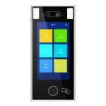 Máy chấm công nhận diện khuôn mặt, vân tay, thẻ MF V501F app Tuya