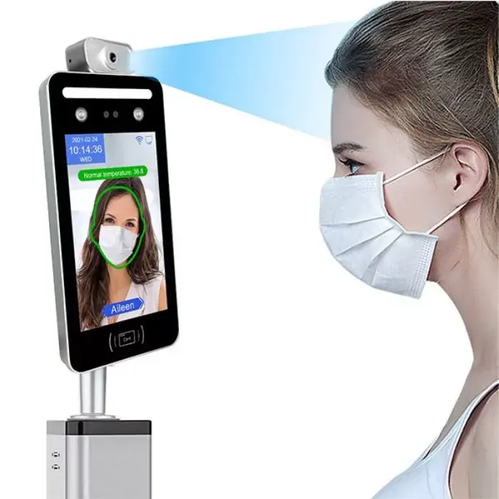 Máy chấm công khuôn mặt AI ZKTeco AI08T Máy chấm công khuôn mặt AI ZKTeco AI08T