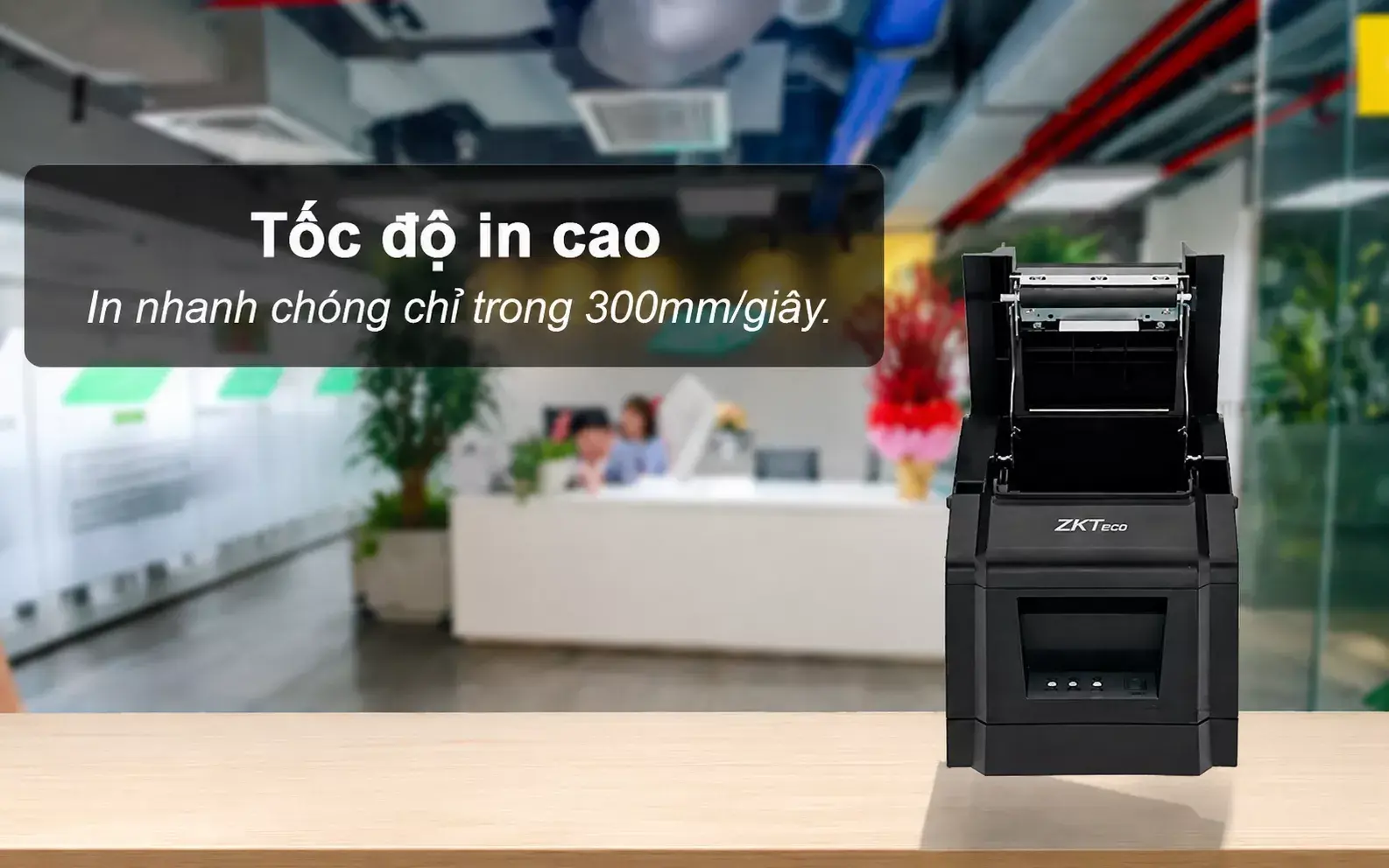 Máy in hóa đơn tốc độ cao ZKTeco ZKP8005
