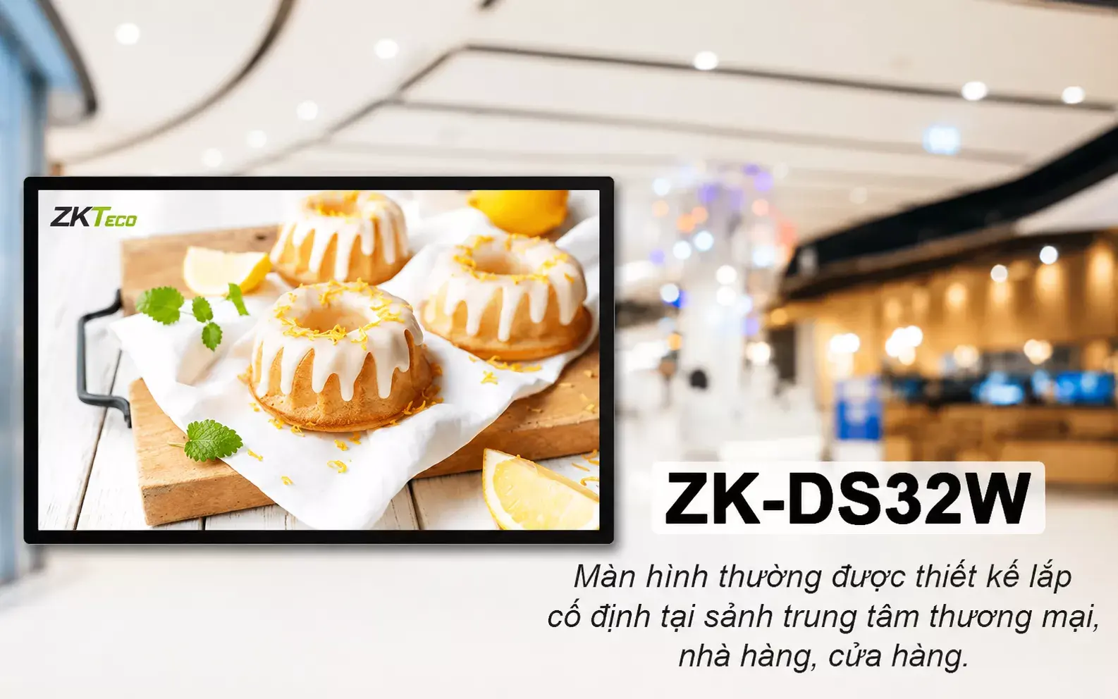 Màn hình quảng cáo ZKTeco ZK-DS32W