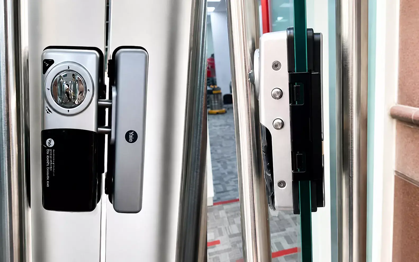 Khóa cửa vân tay YDG 413 chuyên dùng cho cửa kính Khóa cửa vân tay YDG 413 chuyên dùng cho cửa kính