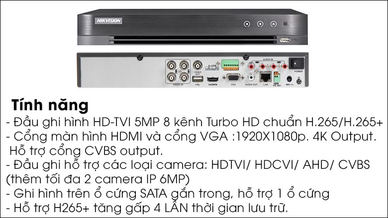 Bộ 3 Mắt Camera HIKVISION 8.0mp (4K)6