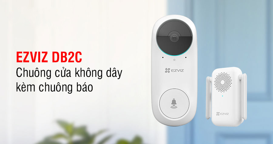 Bộ chuông cửa có hình không dây EZVIZ DB2C4