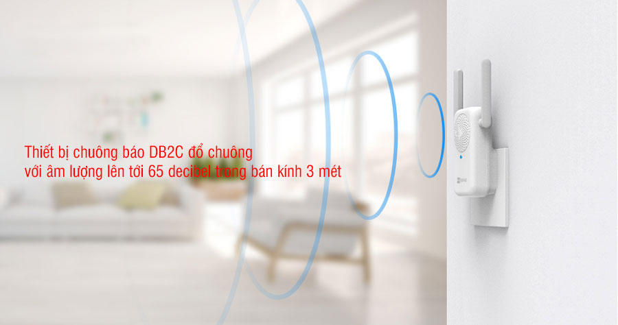 Bộ chuông cửa có hình không dây EZVIZ DB2C9