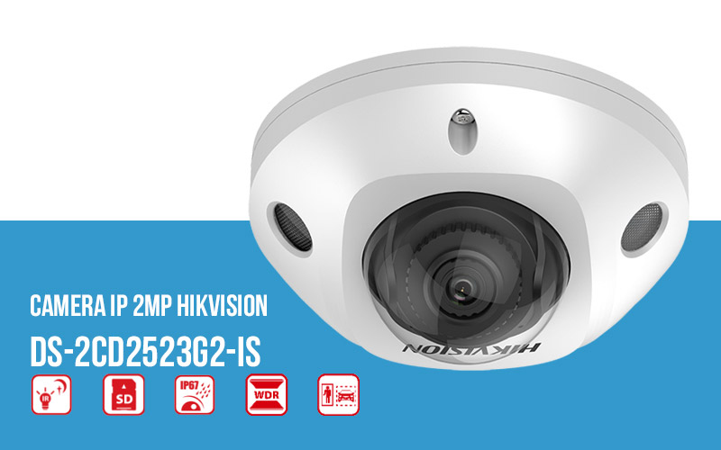 Camera IP Dome 2MP Hikvision DS-2CD2523G2-IS4