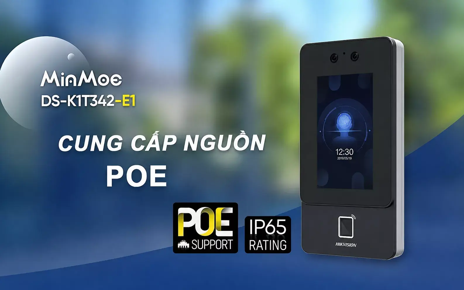 Máy chấm công nhận diện bằng khuôn mặt DS-K1T342DX/E1