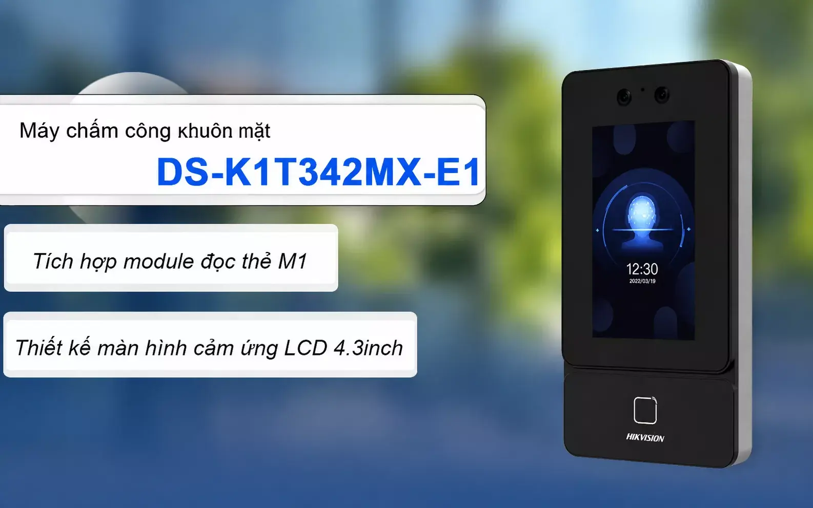 Giới thiệu về máy chấm công khuôn mặt Hikvision DS-K1T342MX-E1 Giới thiệu về máy chấm công khuôn mặt Hikvision DS-K1T342MX-E1