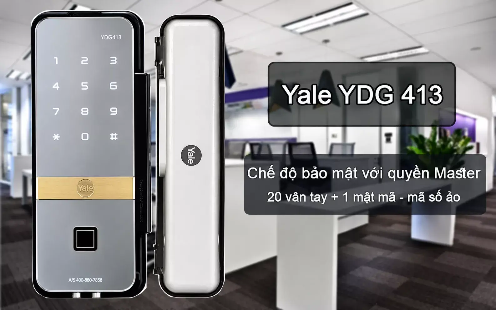Tính năng tiêu biểu của khóa cửa vân tay YDG 413 Tính năng tiêu biểu của khóa cửa vân tay YDG 413