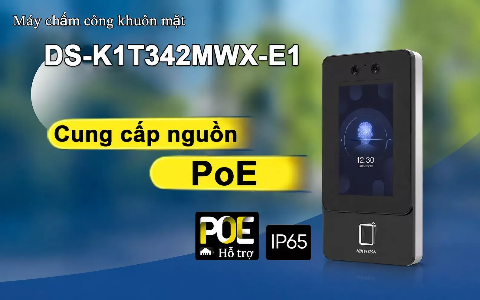 Điểm nổi bật của máy chấm công DS-K1T342MWX-E1 Điểm nổi bật của máy chấm công DS-K1T342MWX-E1
