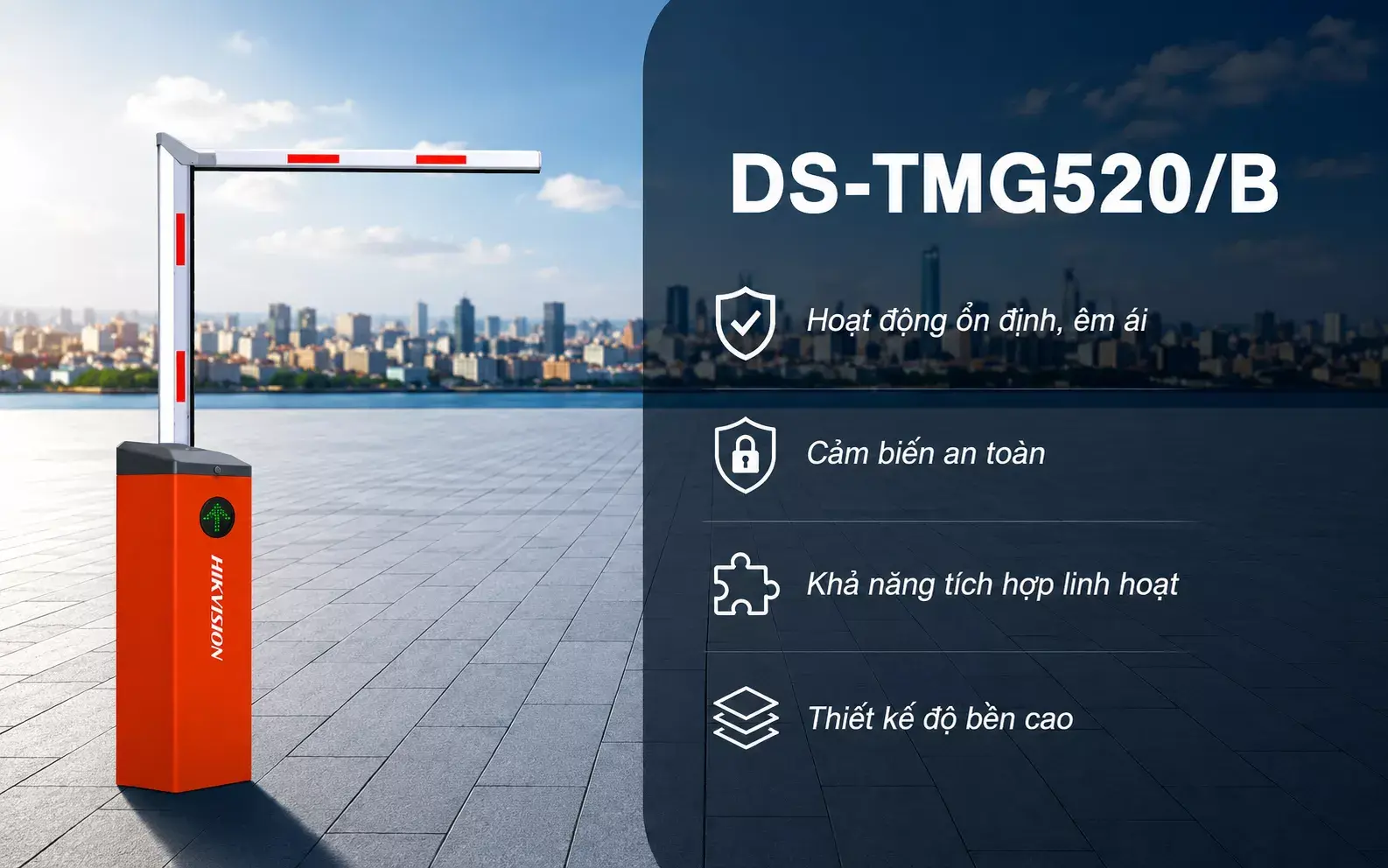 Barrier tự động Hikvision DS-TMG520/B Barrier tự động Hikvision DS-TMG520/B