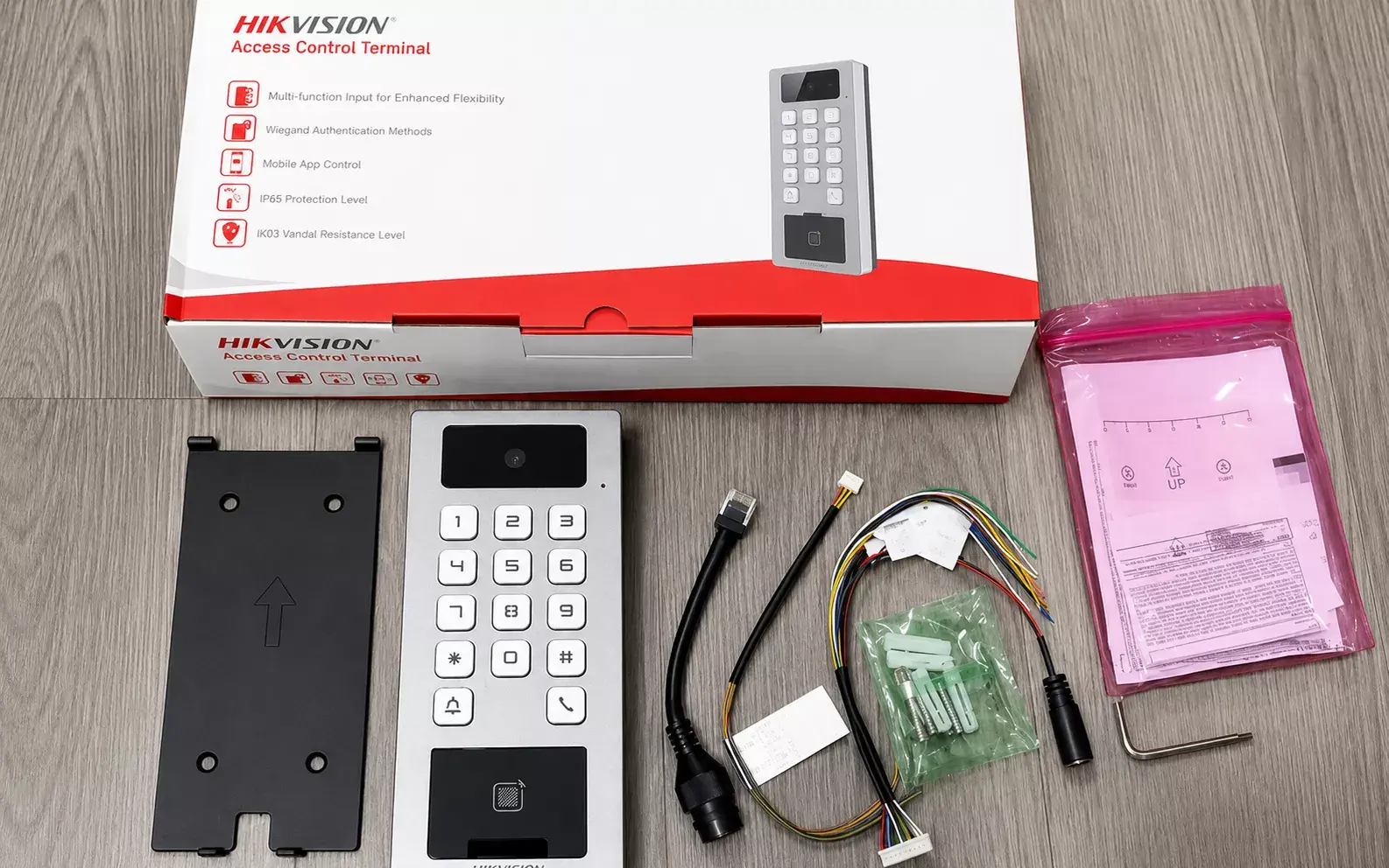 Trọn bộ máy chấm công thẻ từ Hikvision DS-K1T502DBWX-C