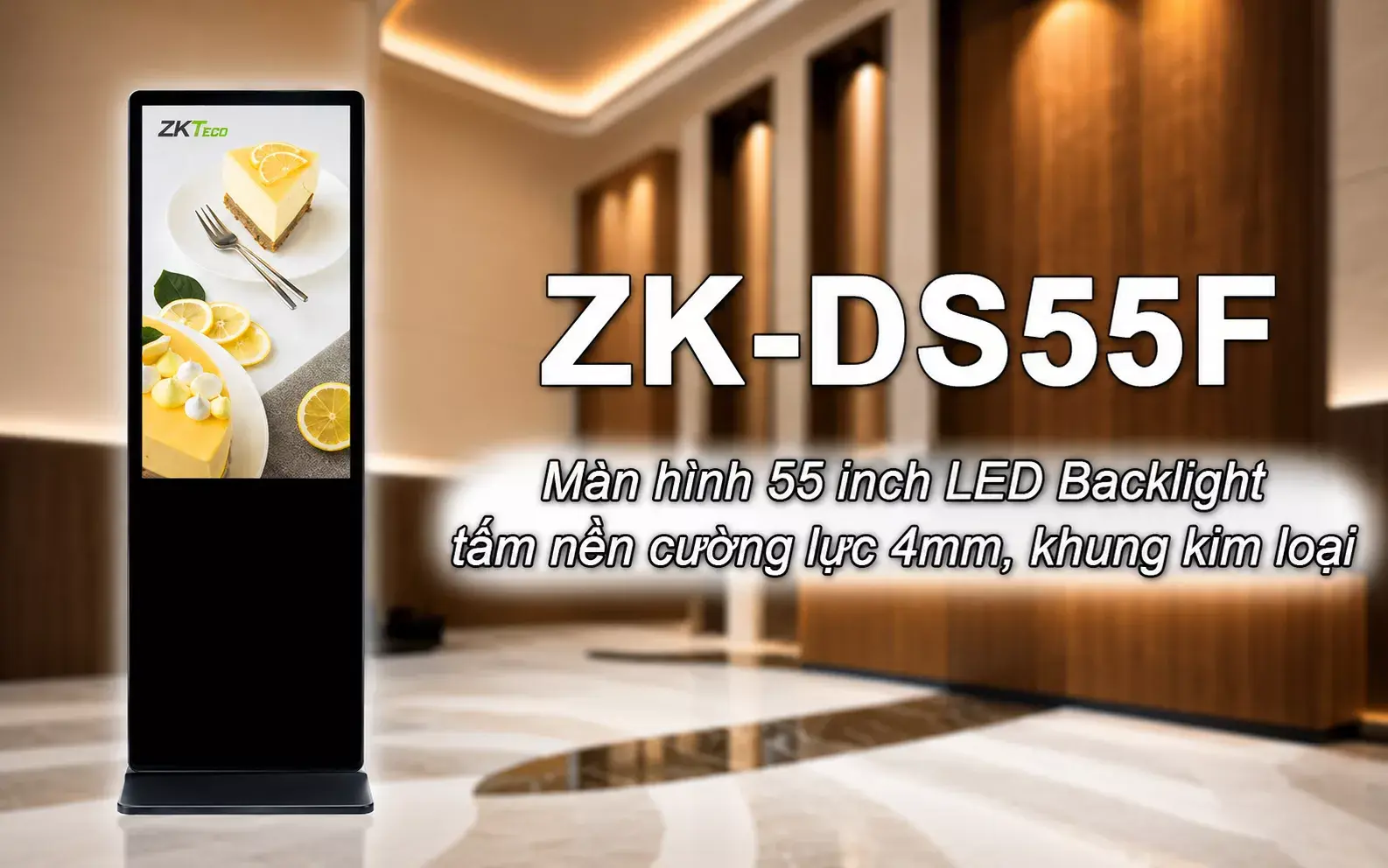 Màn hình quảng cáo kỹ thuật số ZKTeco ZKTeco ZK-DS55F