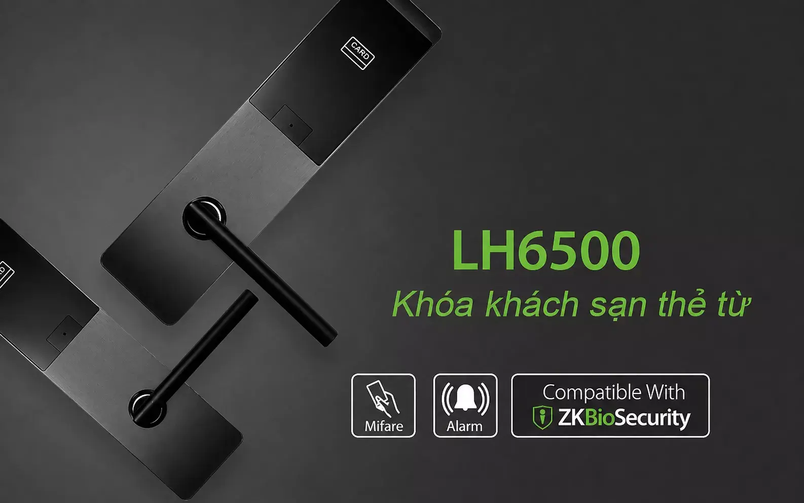 Khóa khách sạn thẻ từ ZKTeco LH6500