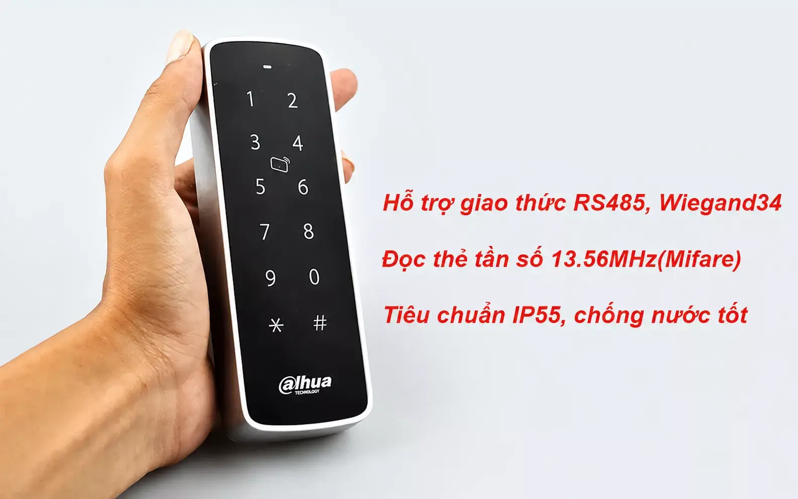 Giới thiệu về đầu đọc thẻ Mifare Dahua ASR1201D