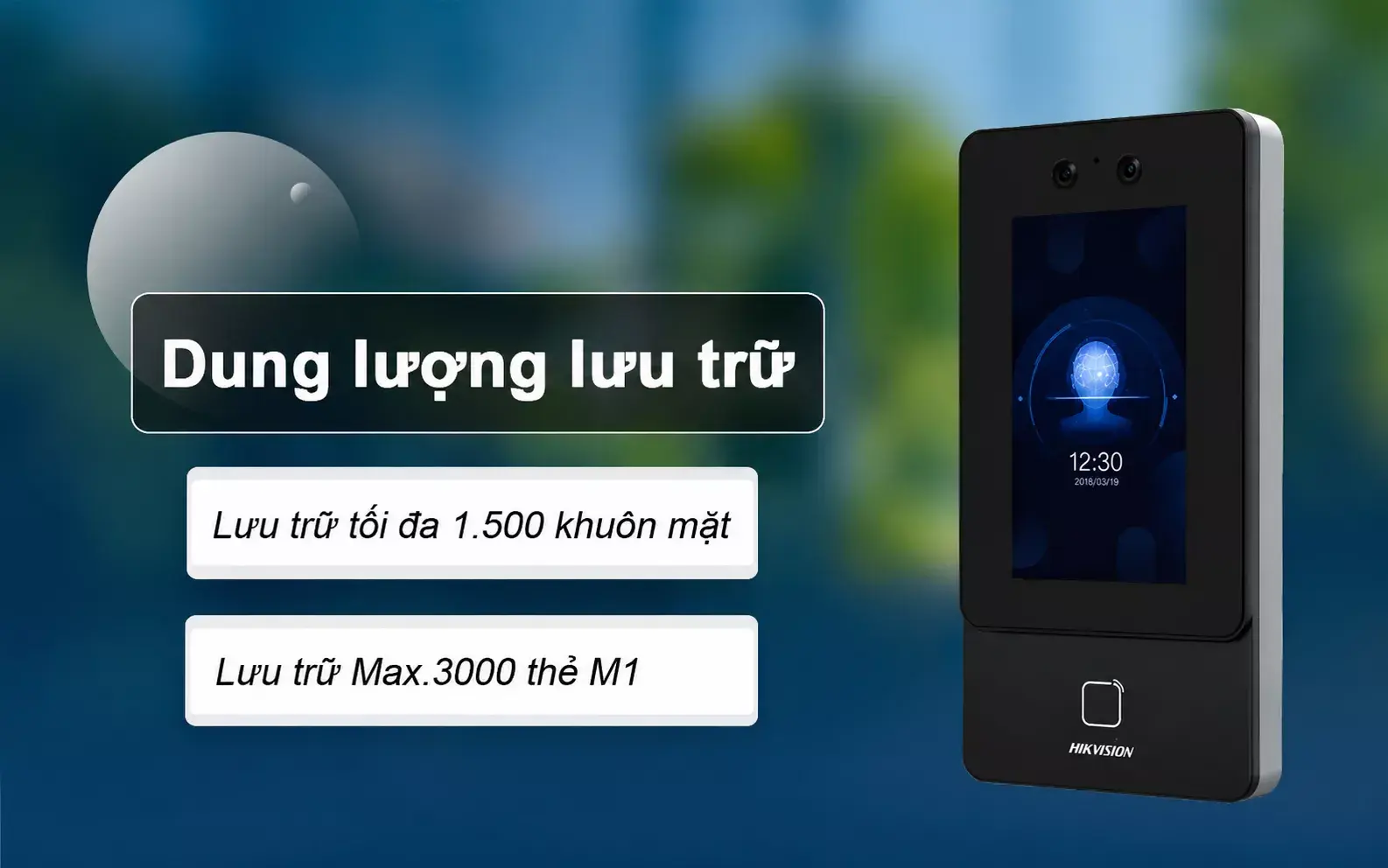 Máy chấm công khuôn mặt DS-K1T342MX-E1 lưu trữ dữ liệu lớn Máy chấm công khuôn mặt DS-K1T342MX-E1 lưu trữ dữ liệu lớn
