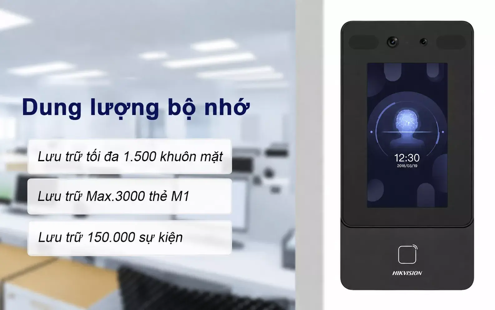 Giới thiệu về máy chấm công khuôn mặt Hikvision DS-K1T342MWX-E1 Giới thiệu về máy chấm công khuôn mặt Hikvision DS-K1T342MWX-E1