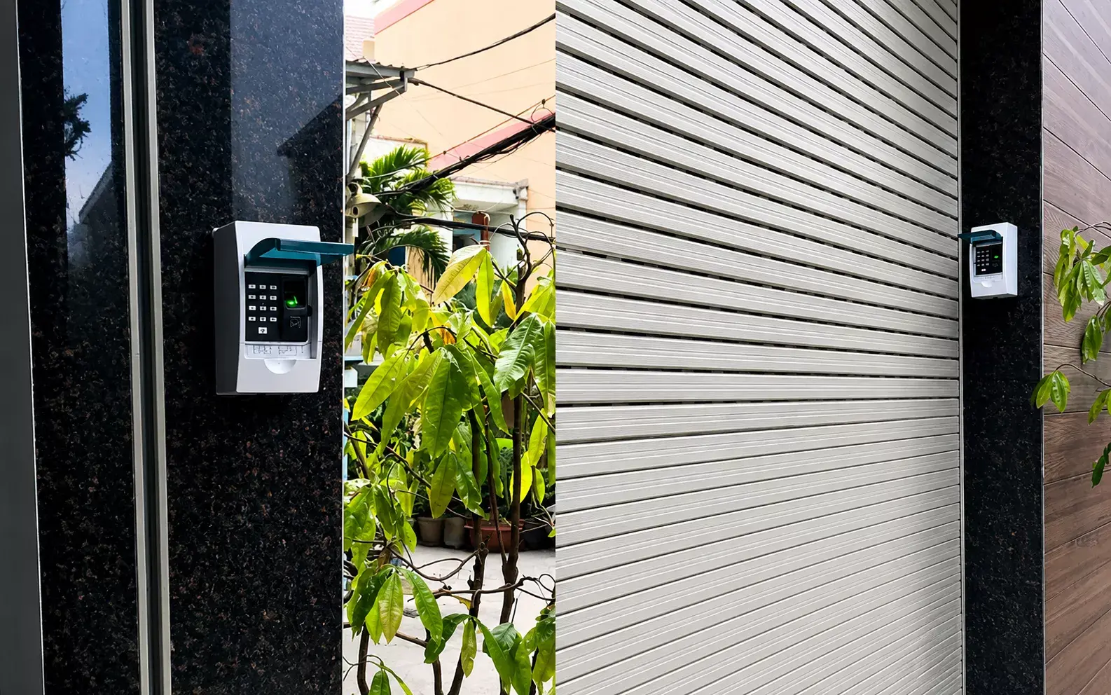 Lắp đặt model ZKTeco X7 cho cửa cuốn Lắp đặt model ZKTeco X7 cho cửa cuốn
