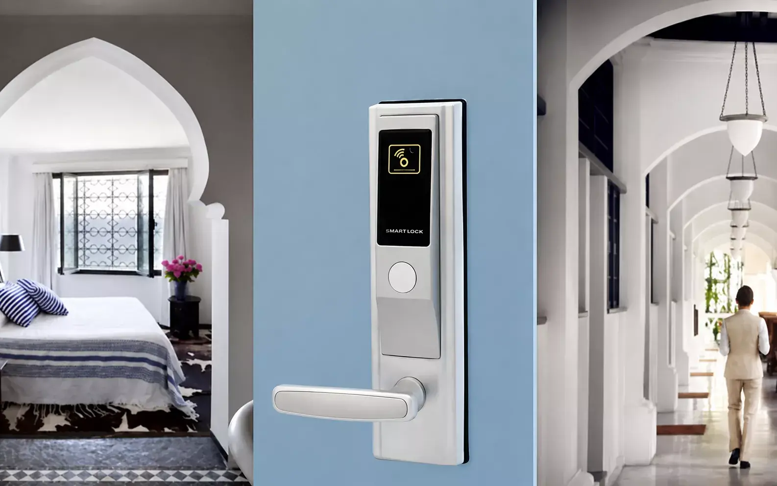Khóa khách sạn thẻ từ ZKTeco LH3600 Khóa khách sạn thẻ từ ZKTeco LH3600