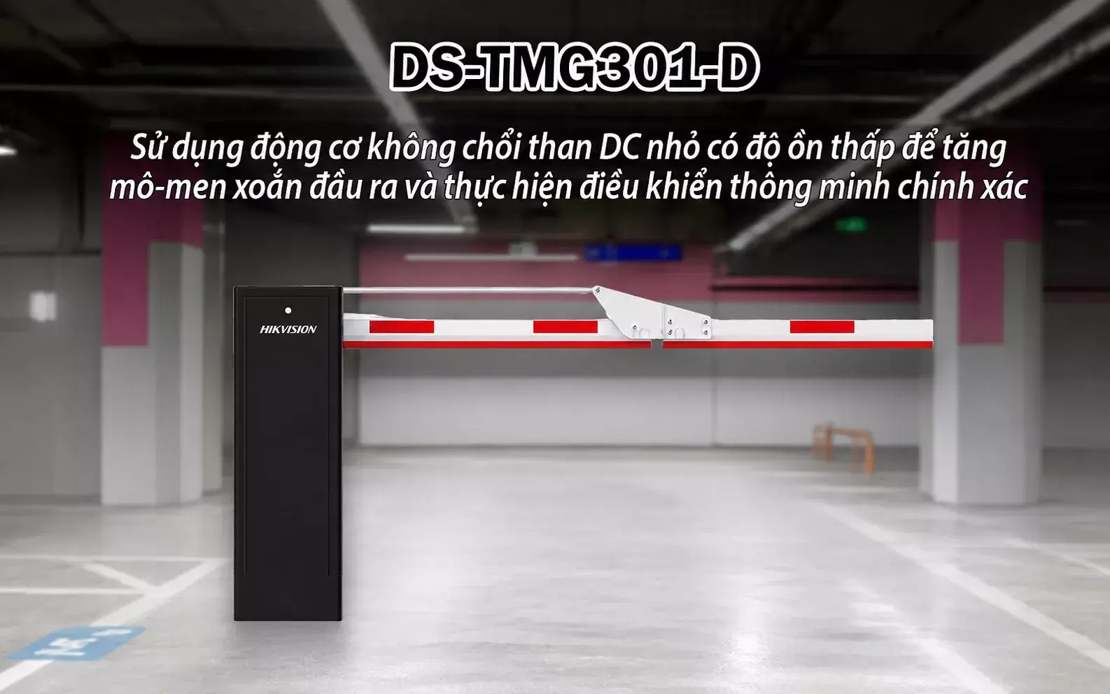 Barrier tự động cần gập Hikvision DS-TMG301-D Barrier tự động cần gập Hikvision DS-TMG301-D
