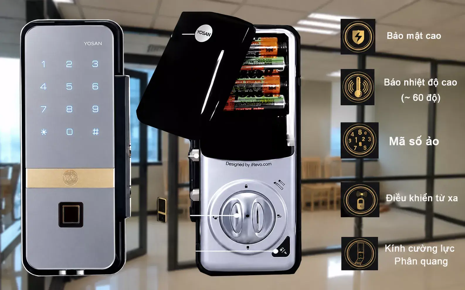 Khóa cửa vân tay YDG 413 có những ấn tượng nổi bật Khóa cửa vân tay YDG 413 có những ấn tượng nổi bật