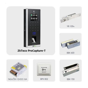 Hệ thống kiểm soát ra vào ZKTeco ProCapture-T