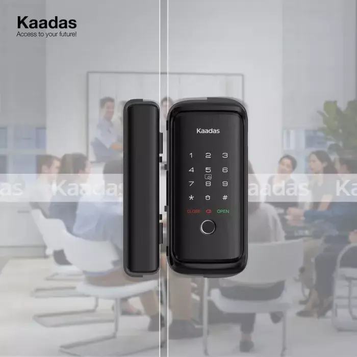 Khóa cửa kính vân tay Kaadas R8-5GL