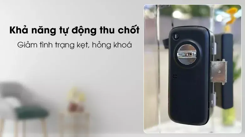 Khóa cửa kính vân tay Kaadas R8-5GL