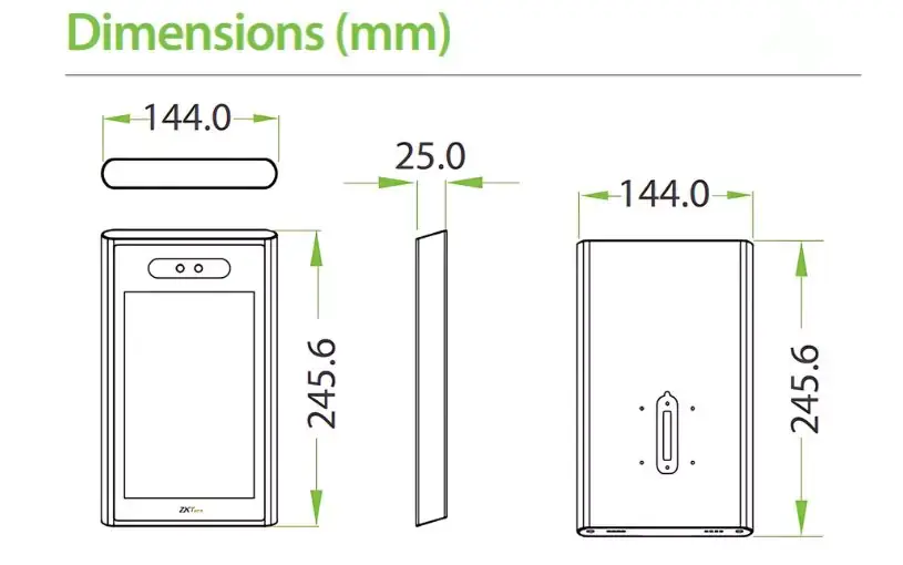 Máy chấm công khuôn mặt ZKTeco Elite Access