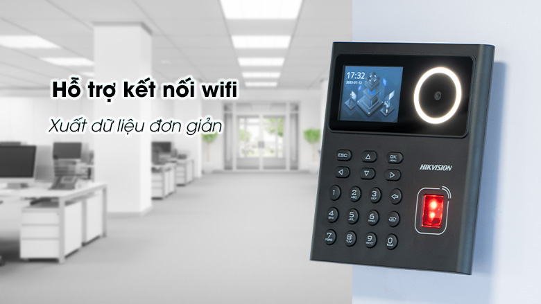 Máy Chấm Công Khuôn Mặt Hikvision DS-K1T320MFWX - Kết Nối Wifi44