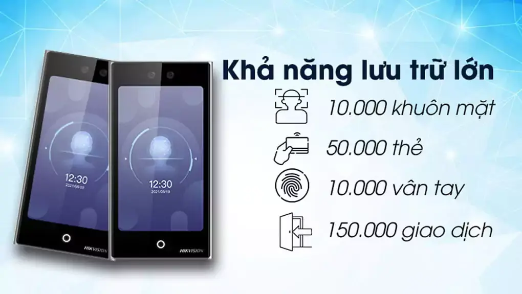 Máy chấm công khuôn mặt Hikvision DS-K1T673DX