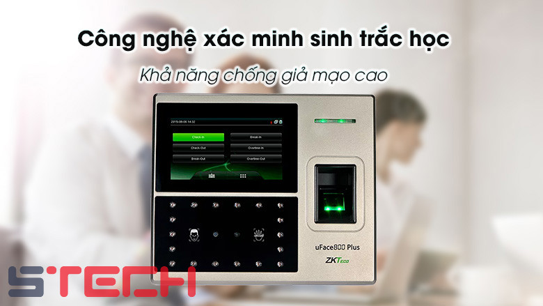 Máy chấm công khuôn mặt Uface 800Plus3