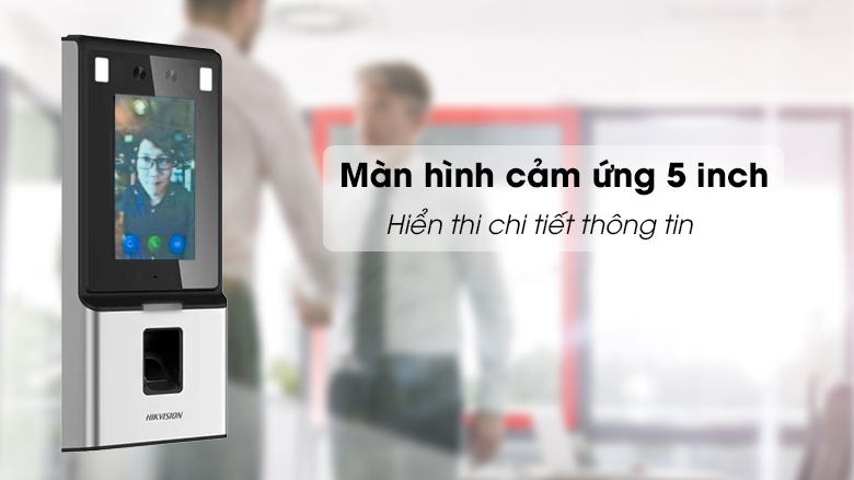 Máy Chấm Công Vân Tay - Nhận Diện Khuôn Mặt Hikvision DS-K1T606MF4