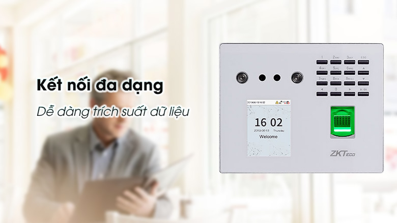 Máy Chấm Công Vân Tay - Nhận diện khuôn mặt MB560-VL8