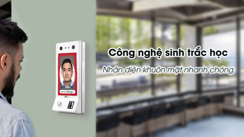 Máy Chấm Công Vân Tay - Nhận Diện Khuôn Mặt (Thẻ Cảm Ứng) ZKTeco G42