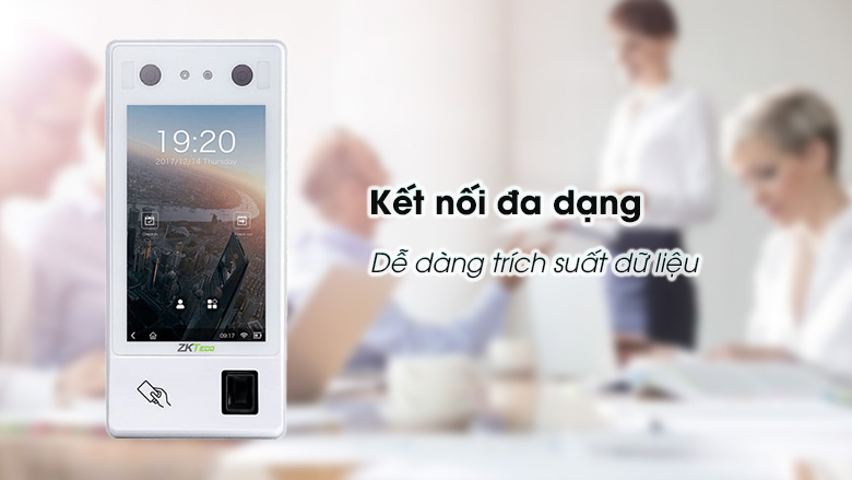 Máy Chấm Công Vân Tay - Nhận Diện Khuôn Mặt (Thẻ Cảm Ứng) ZKTeco G48