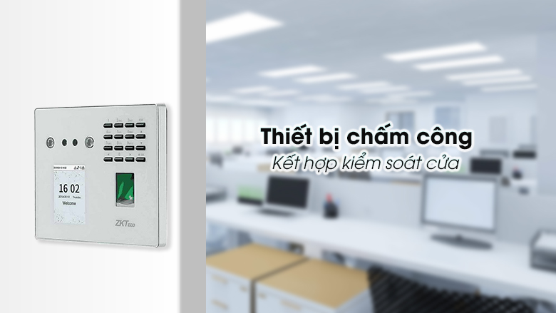 Máy Chấm Công Vân Tay - Nhận Diện Khuôn Mặt ZKTeco MB40-VL4