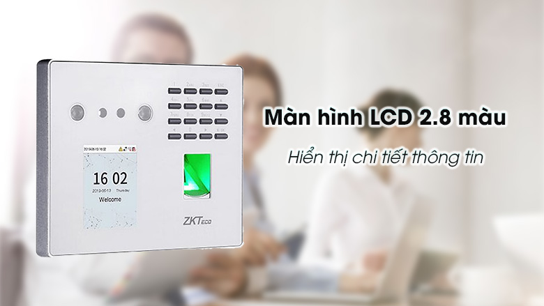 Máy Chấm Công Vân Tay - Nhận Diện Khuôn Mặt ZKTeco MB40-VL5