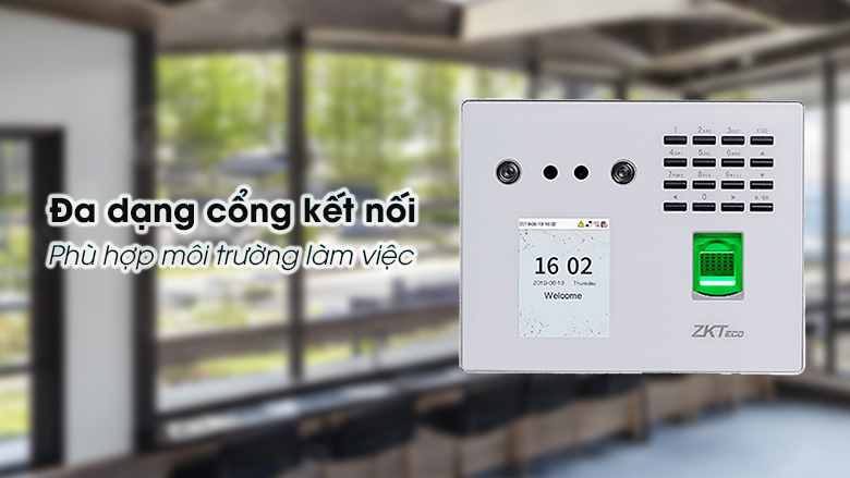 Máy Chấm Công Vân Tay - Nhận Diện Khuôn Mặt ZKTeco MB40-VL9