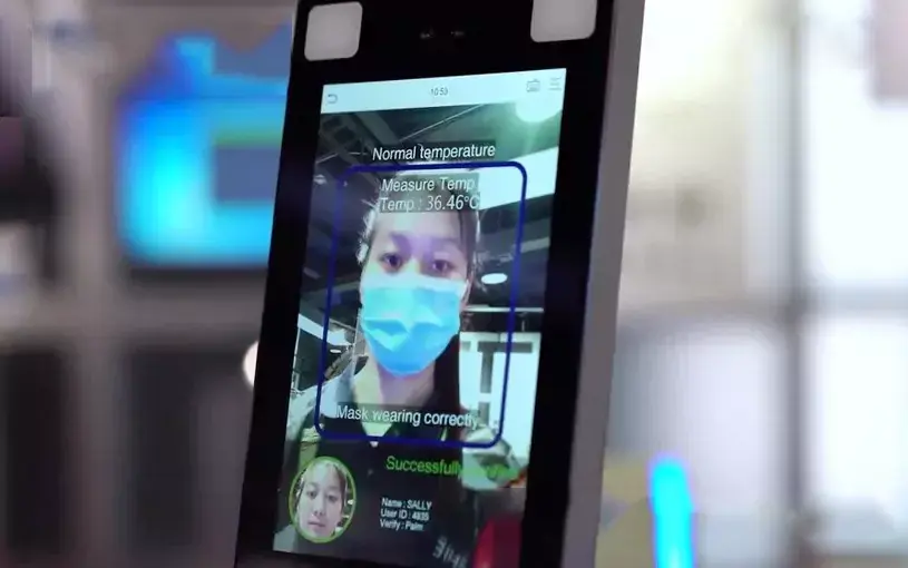 Máy chấm công khuôn mặt ZKTeco ProFace X[TD]