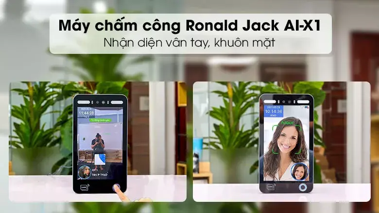 Máy Chấm Công Khuôn Mặt Ronald Jack AI-X1
