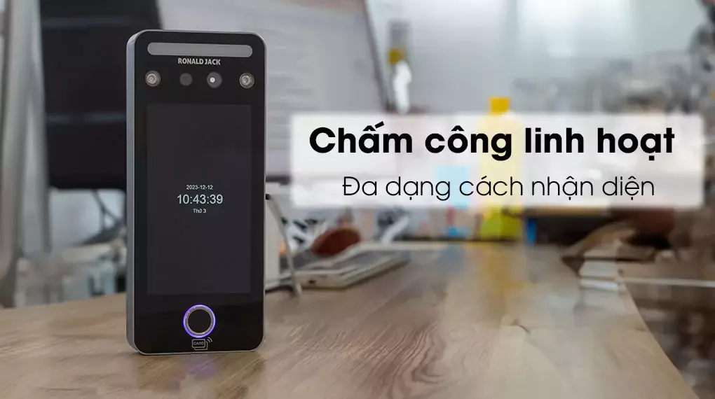 Máy chấm công khuôn mặt Ronald Jack Facepro-007